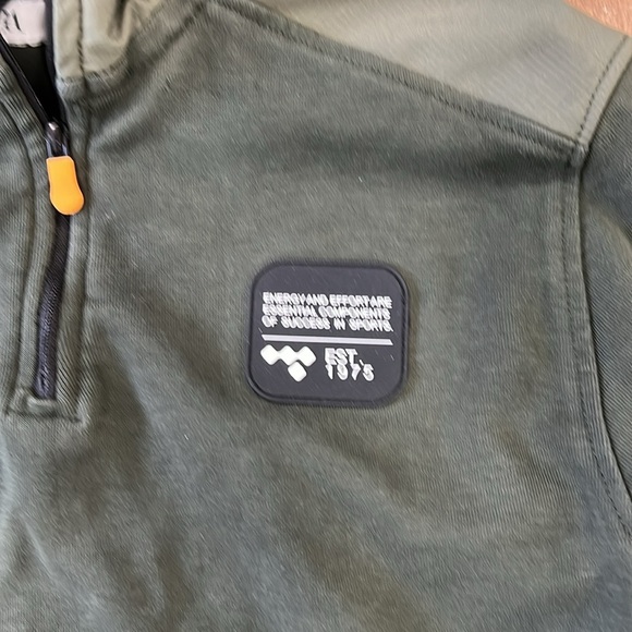 Zara green quarter zip pullover - Picture 3 of 7